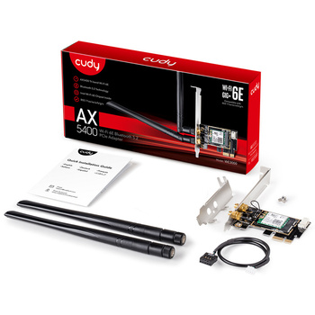 Express Adapter Cudy Wi-Fi 6E PCI AX5400