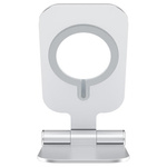 Aluminiowy stojak Nillkin MagLock do iPhone MagSafe (Silver)