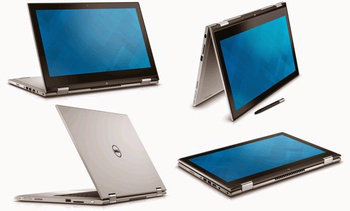 Ultrabook Dell I13-7348 i5-5200U/13.3" FHD TouchScreen/8GB/SSD 480GB/DVD/Win 8.1 Blue