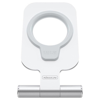 Aluminiowy stojak Nillkin MagLock do iPhone MagSafe (Silver)