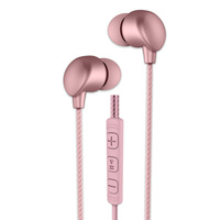 Słuchawki Audeeo Metallic Wired Earphones 2 (różowe złoto)