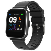 Smartwatch Bluetooth z temperaturą ciała Denver czarny