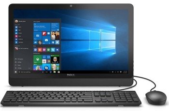 AiO Dell 20-3064 i3-7100/19.5” TouchScreen/4GB/1TB/DVD/BT/WirelessKeyboard+Mouse/Win 10 Black