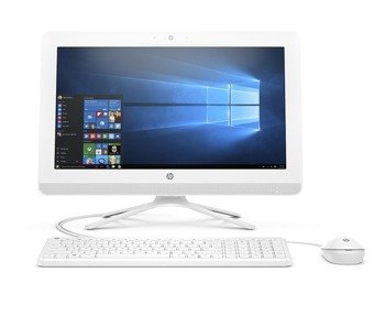 AiO HP 20-C013 Celeron J3060/19.5" FHD/4GB/500GB/DVD/BT/Keyboard+Mouse/Win 10 Snow White
