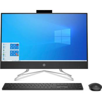 AiO HP 24-df0027nw  i3-10100T/24" FHD/4GB/256SSD PCIe/BT/Wireless Keyboard+Mouse/DOS black