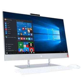 AiO HP 27-dp0018nw  Ryzen 5-3500/27" FHD/8GB/SSD 512GB/BT/Wireless Keyboard+Mouse/Win 10 White