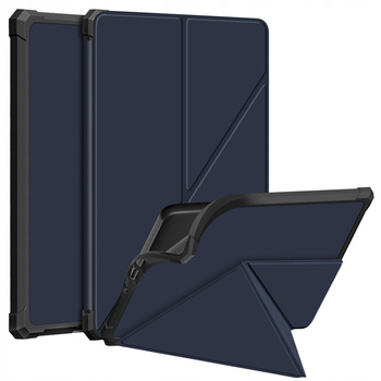 Etui składane origami na czytnik Kindle 10 6" niebieskie
