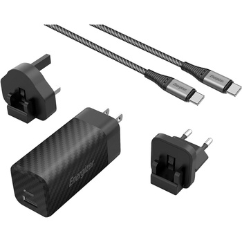 Ładowarka sieciowa 65W Energizer USB-C/USB-C (czarna)