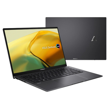 Laptop Asus ZenBook UM3402YA-WS74T Ryzen 7 7730U/14" 2.8K (2880x1880) TouchScreen OLED/16GB/SSD 512GB/BLKB/FPR/Win 11 Jade Black