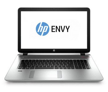 Laptop HP Envy 17-K170 i7-4510U/17.3" FHD/12GB/SSD 256GB/DVD/GeForce GTX 850M 4GB/FP Reader/BLK/Win 8.1 Silver