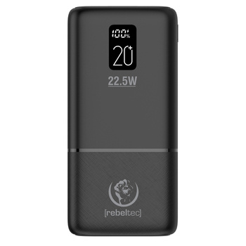 Powerbank 20 000mAh PD 22,5W Rebeltec P20 LCDPD