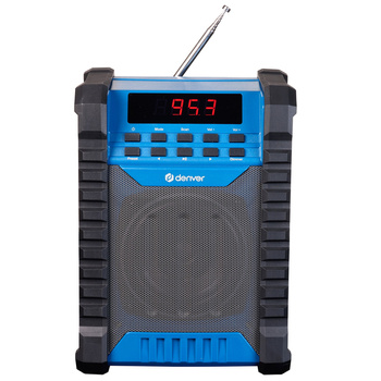 Radio havy duty Denver WRB-60 FM i Bluetooth, IP54