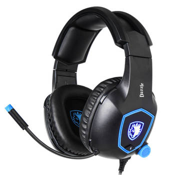 Słuchawki gamingowe Sades Dazzle 7.1 Surround (black/blue)/uszkodzone opakowanie