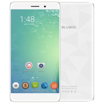 Smartphone Bluboo Maya (white) + etui/folia