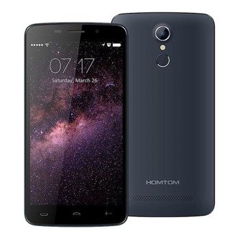 Smartphone Homtom HT17 (dark blue) + etui/folia