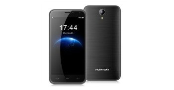 Smartphone Homtom HT3 (black) + etui/folia