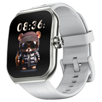 Smartwatch Kumi KU7 srebrny (silver)