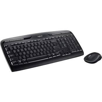 Zestaw bezprzewodowy klawiatura i mysz Logitech MK320 czarny (black)