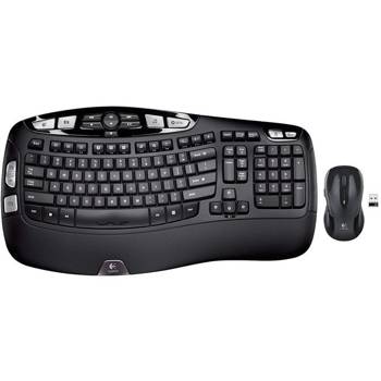 Zestaw bezprzewodowy klawiatura i mysz Logitech MK550 czarny (black)