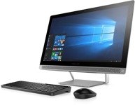 AiO HP 24-A210 i5-7400U/8GB/1TB/24" FHD/DVD/BT/WirelessKeyboard+Mouse/Win 10 Turbo Silver