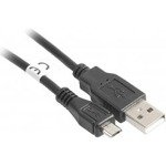 Kabel Tracer USB 2.0 AM/microUSB 0,5m