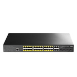 PoE+ Switch Cudy with 4 Gigabit Combo Ports 400W 24-Port Layer 2 Managed Gigabit