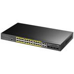 PoE+ Switch Cudy with 4 Gigabit Combo Ports 400W 24-Port Layer 2 Managed Gigabit