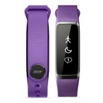 Smartband Acer Liquid Leap-  1" (128x32) Touchscreen/Bluetooth/LE/IPX7/Waterproof/ Supports IOS/Android/ Purple