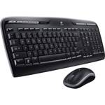 Zestaw bezprzewodowy klawiatura i mysz Logitech MK320 czarny (black)